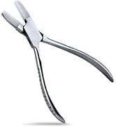 INJOYTEC Flat Nose Stainless Steel Plier Mini Precision Plier Nylon Plier for Beading and Jewelry...