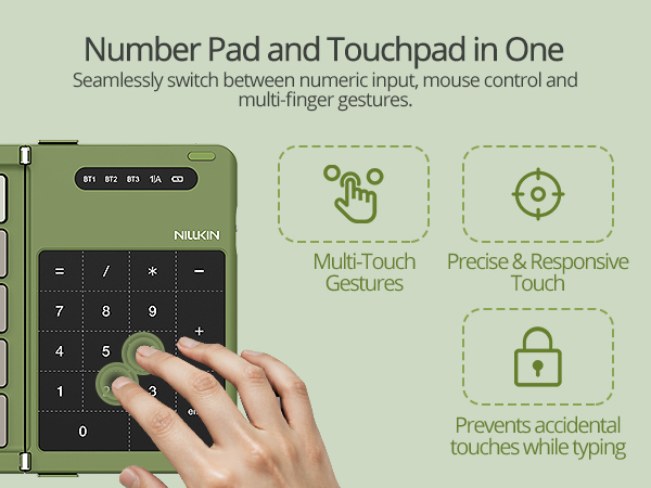 Nillkin Foldable Keyboard - Number Pad and Touchpad in One