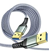 AINOPE USB to USB Cable, 10FT USB 3.0 A to A Male to Male Cable [Never Rupture] Double End Type A...