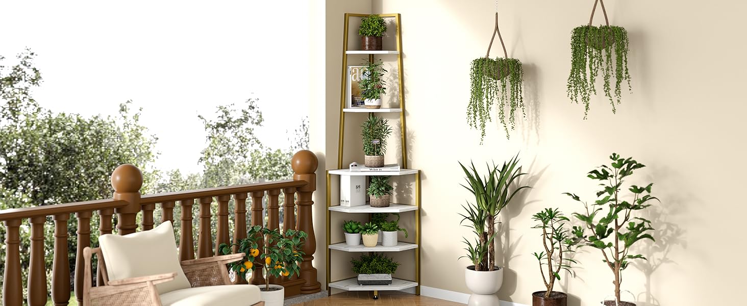 Balcony Corner Shelf