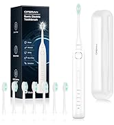 Operan Electric Toothbrush for Adults and Kids Rechargeable Sonic Toothbrush with 5 Modes 2-Min S...