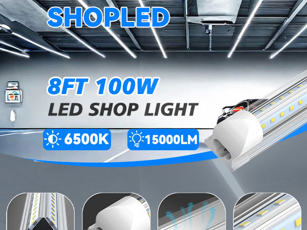 8ft led shop light