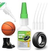 Super Rubber Glue, 20g Heavy Duty Rubber Adhesive for RC Tires, Shoe Soles, Belts, Hoses, Car Sea...
