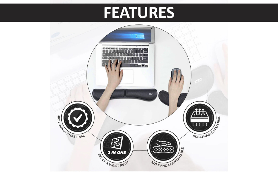 wrist support for keyboard