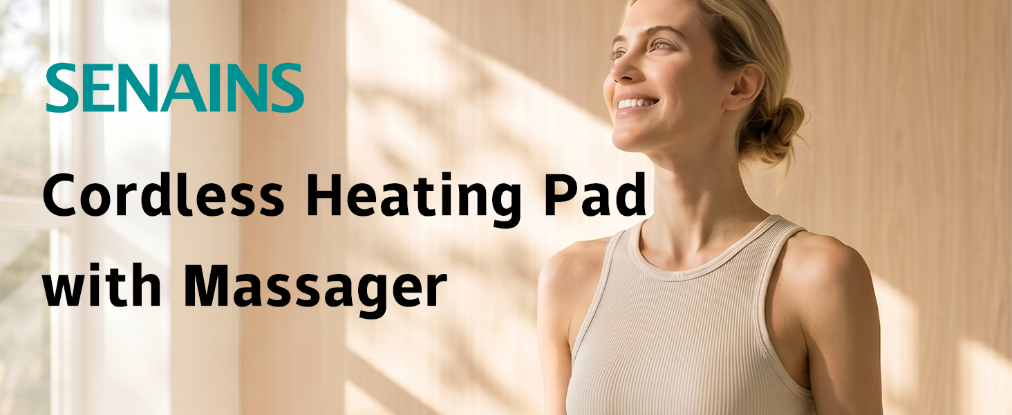 Cordless Heating Padwith Massager