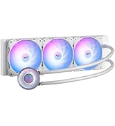darkFlash DNA360A AIO CPU Liquid Cooler, High-Performance Pump, ARGB Sync, PWM Fans, with Customi...