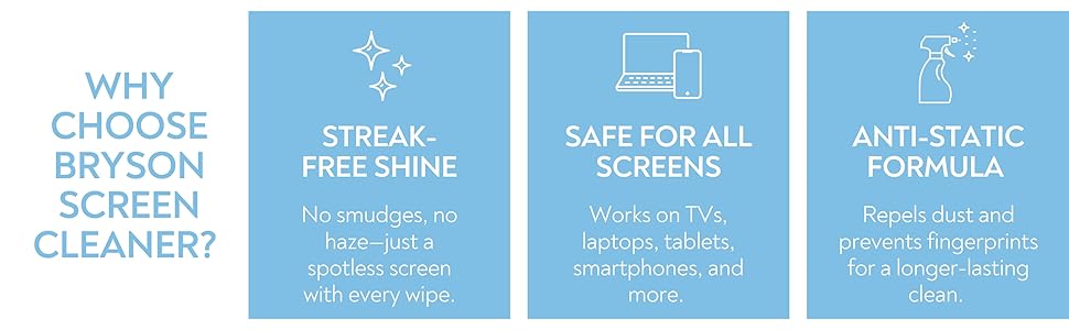 Screens Cleanings Clean Wiper Refill liquid displays electronics microfibers smart radio big