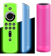 WEVOVE [3 Pack] Firestick 4K Remote Cover, Fire Remote Case Shockproof, Anti Slip Remote Control ...