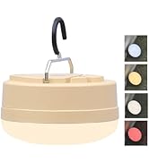 Amkulop LED Camping Light,4Modes Portable AA Battery Powered Hanging Tent Lantern with Magnetic B...