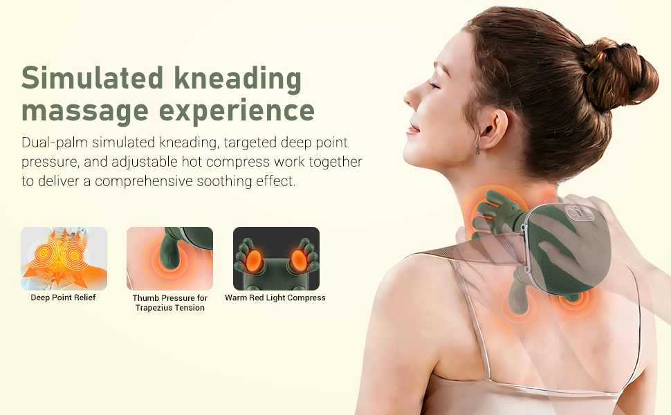 shiatsu neck and back massager