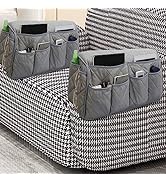MEHIDFY Armchair Caddy, Waterproof Sofa Armrest Organizer, Non Slip Recliner Organizer, Remote Ho...