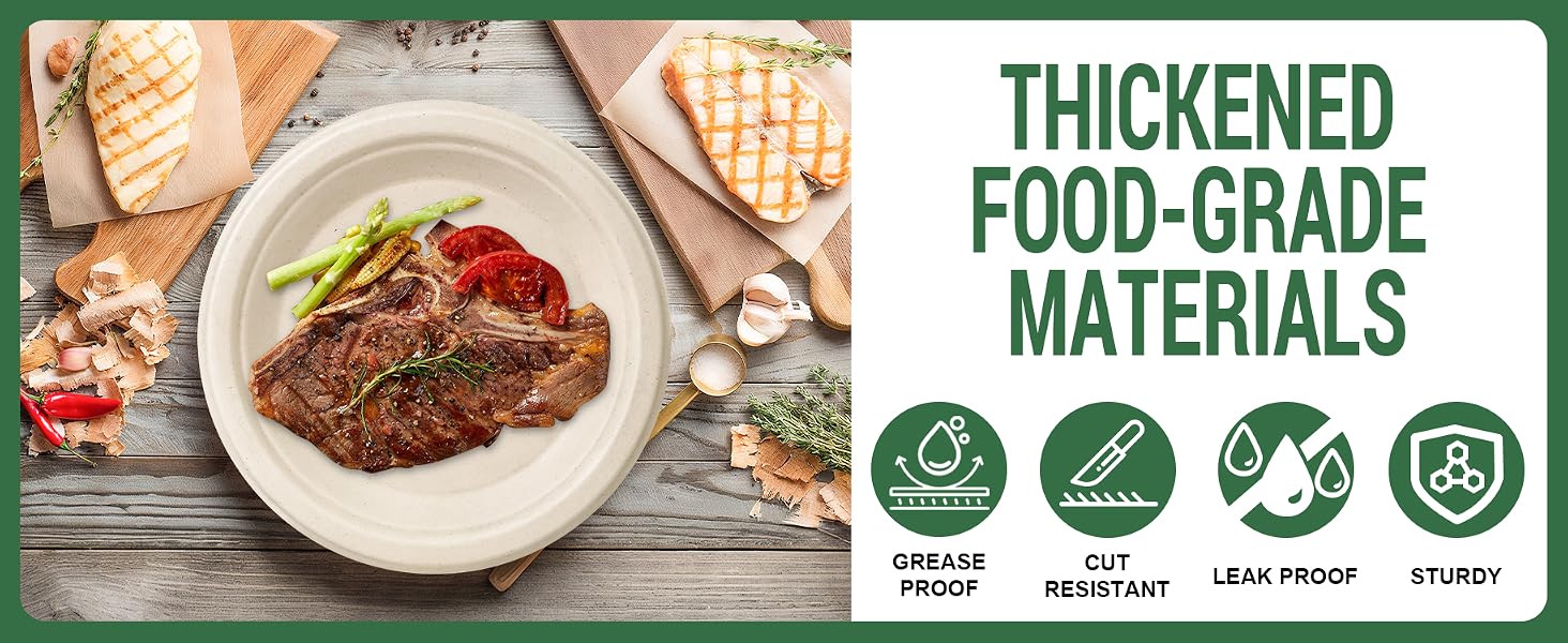 Compostable Paper Plates