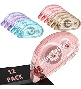Secopad 12 Pack Scrapbook Tape, Double Sided Tape for Crafts, Adhesive Tape Glue Runner for Scrap...