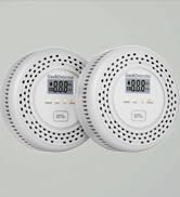 2-Pack Smoke Detector Carbon Monoxide Detector Combo,Combination Smoke and Carbon Monoxide Detect...