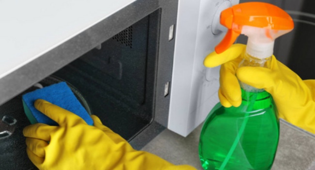 microwave oven cleaner