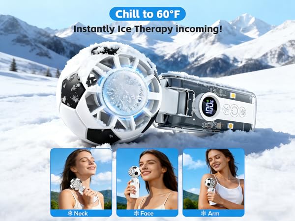 Rechargeable Soccer Personal Fan