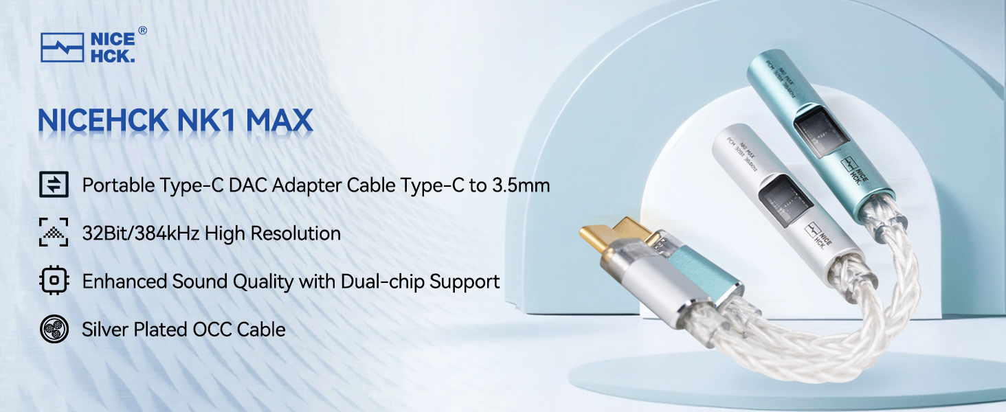 Portable Type-C DAC Adapter Cable Type-Cto 3.5mm