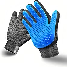 pet grooming gloves