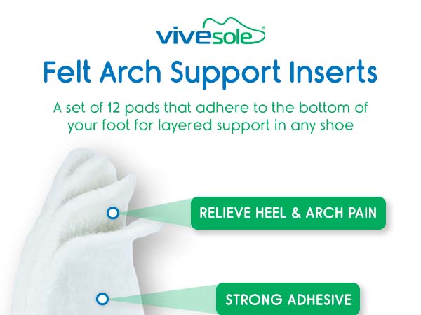 High arch support inserts for women and men - arch support pads