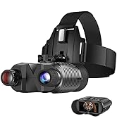 ArzzuNiu Head-Mounted Night Vision Goggles - Rechargeable Hands Free Night Vision Binoculars Gogg...