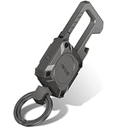 Miroddi Car Keychain with Tracker Key Chain Works with Apple Find My App (iOS Only), Heavy Duty K...
