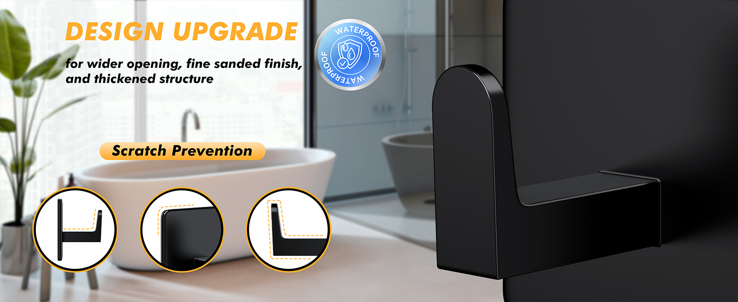 Upgraded design: wider opening, scratch-resistant, thickened structure, waterproof