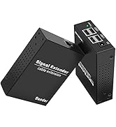 LornCeng USB Extender to RJ45 Over Cat5e/6/7 up to 492ft/150M, 4 USB 2.0 Ports, USB Ethernet Exte...