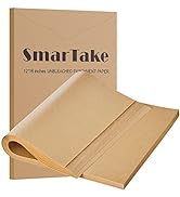 SMARTAKE 200 Pcs Parchment Paper Baking Sheets, 12x16 Inches Non-Stick Precut Baking Parchment, P...