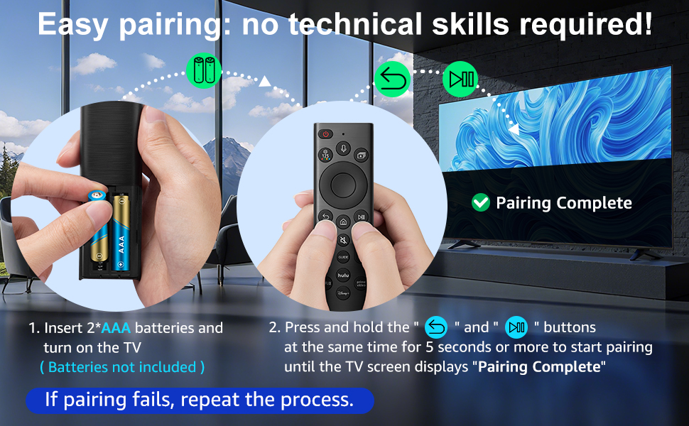 Voice Remote Replacement for Samsung-TV-Remote-Control,for All Samsung Smart TV