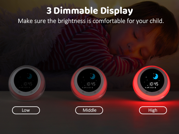 Alarm Clock with Sun & Moon Rise, Sleep Sound Machine