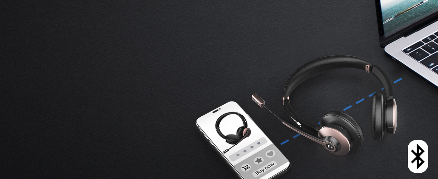 headset with microphone for laptop