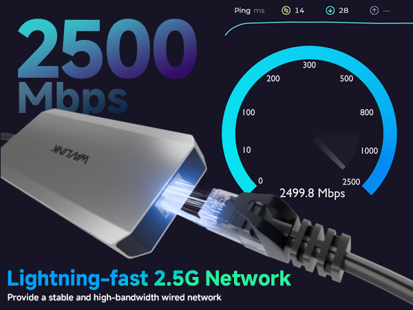 laptop docking station with 2.5G network