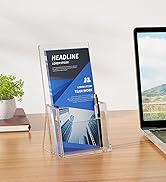 Acrylic Brochure Holder 4-inch Wide
