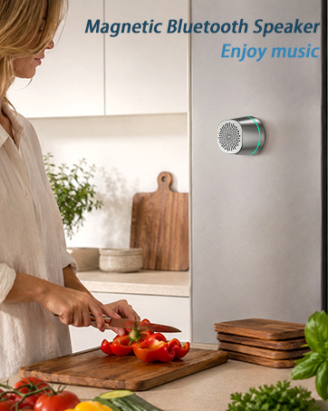 Magnetic Portable Bluetooth Speaker