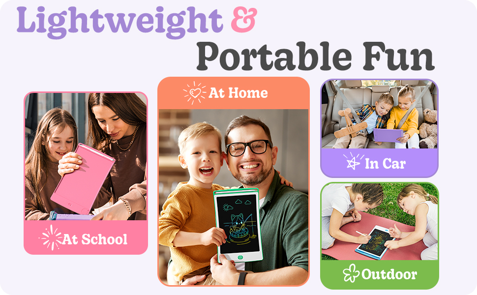 Encourage imagination with this doodle board drawing pad, a great toy gift for boys and girls.