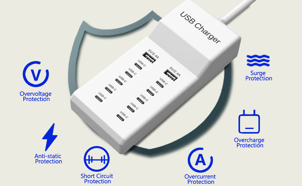 USB Wall Charger Desktop USB Charger