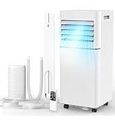 Electactic Portable Air Conditioner 8,000 BTU, 3-in-1 AC Cooler Dehumidifier Fan with LED Display...