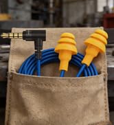 construction ear plug headphones for work; safety headphones