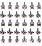 Taiss 30pcs 10K Potentiometer Variable Resistors 3 Terminals Linear Taper Rotary Audio B Type Pot...