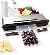 HBN Vacuum Sealer Commercial Automatic Food Vacuum Sealer Food Saver Vacuum Sealer Machine with S...
