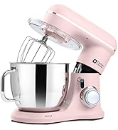 Kitchen in the box 7QT 900W 10-Speed Stand Mixer, Tilt-Head Kitchen Electric Mixer with Dough Hoo...