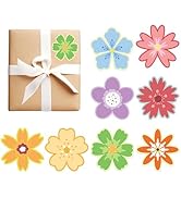 joycraft 600Pcs Flower Stickers, 1.5 Inch Spring Flower Labels, 8 Styles Spring Summer Floral Sti...