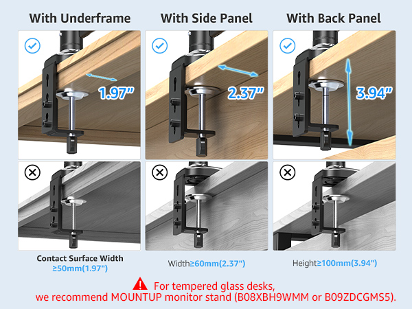 dual monitor mount