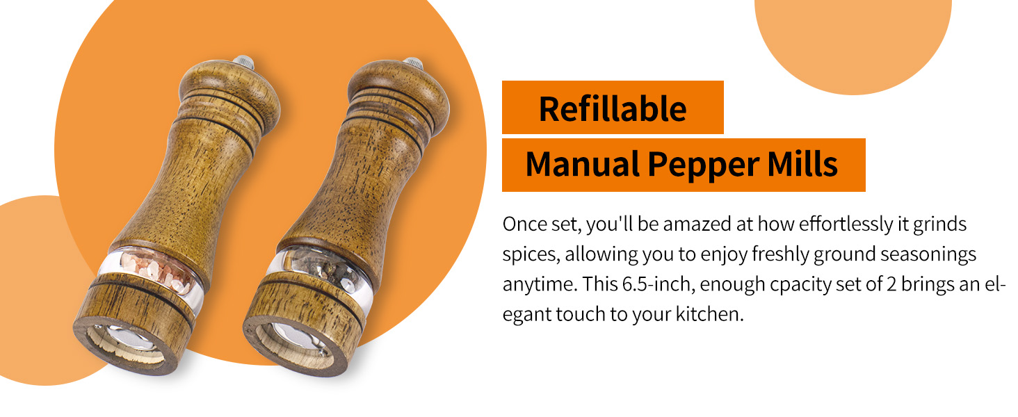 wooden salt and pepper shakers