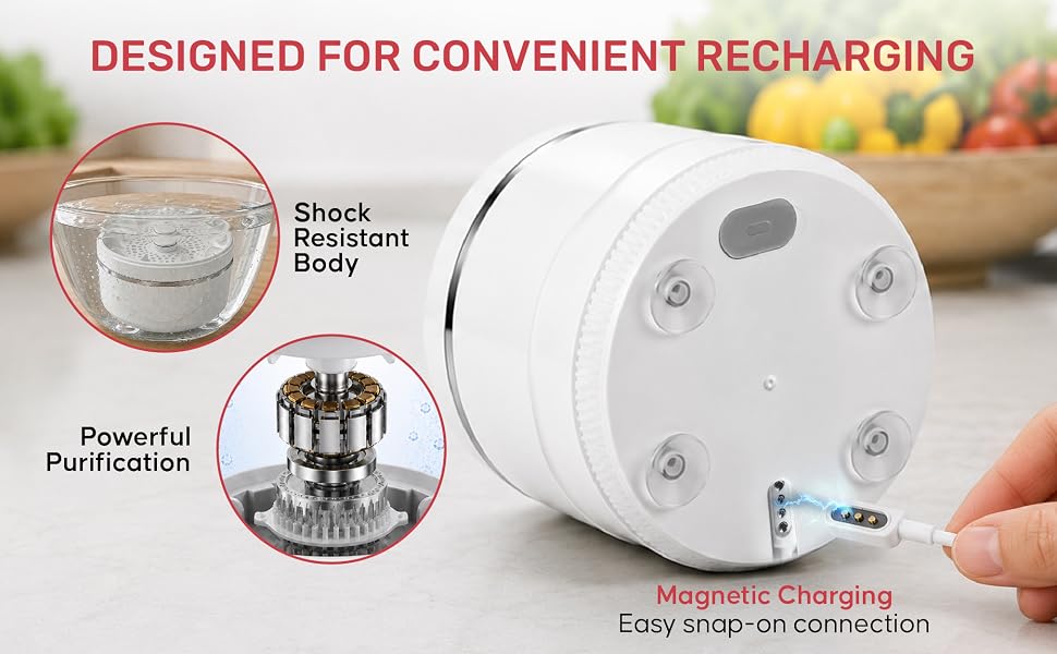 Designed for convenient recharging
