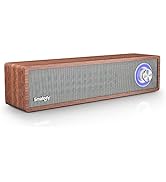 Vintage Bluetooth Speakers, Smalody Portable Wireless Retro Wood Loud Speaker for Home Room Decor...