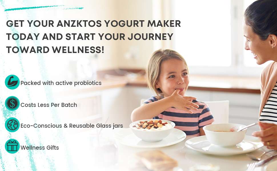 Start your wellness journey with affordable, probiotic-rich yogurt in glass jars.
