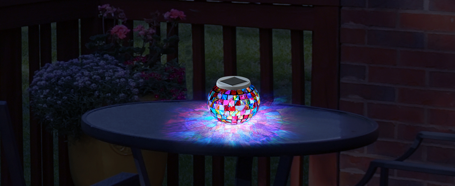 mosaic solar lights outdoor solar garden lights