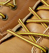 Stepace Round Shoelaces [2 Pairs] Heavy Duty Boot Shoe Laces for Hiking Work Boots