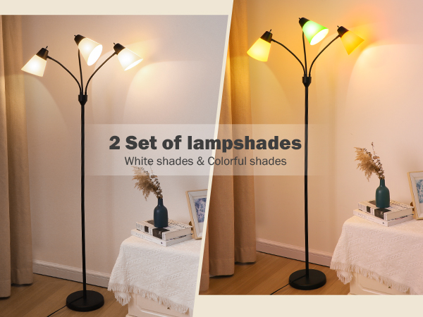 colorful floor lamp